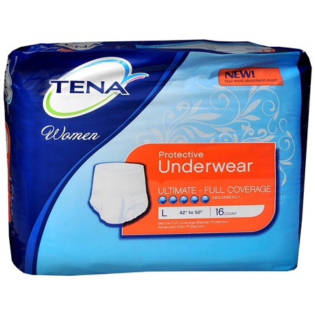 Tena Serenity Protective Underwear, Ultimate Absorbancy, Size: Large ...