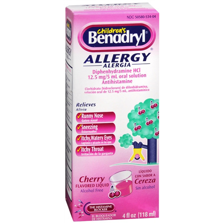 benadryl cherry flavor